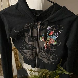 Ed Hardy~ Shrunken, cropped Jacket